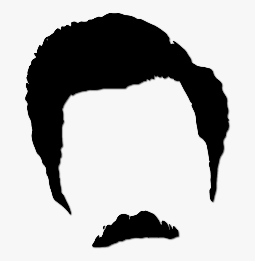 Ron Swanson Hair And Mustache, HD Png Download, Free Download