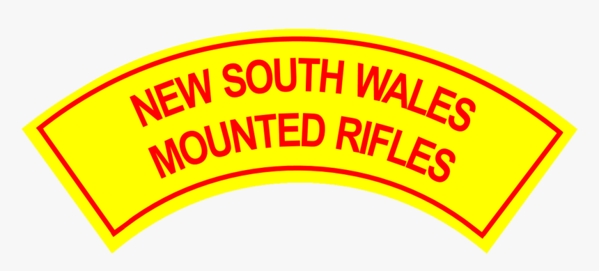 New South Wales Mounted Rifles Battledress Flash Yellow - Circle, HD Png Download, Free Download