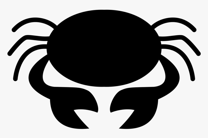 Crab Symbol For Zodiac Cancer Sign - Cancer Zodiac Sign Svg, HD Png Download, Free Download