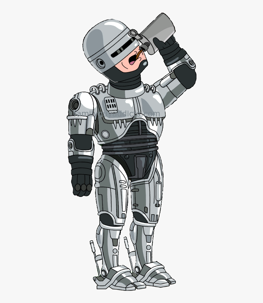 Robocop Drinking - Robocop Clipart, HD Png Download, Free Download