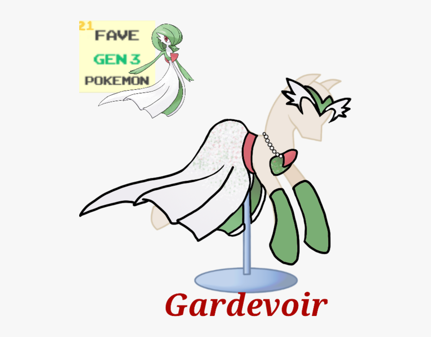 Mlp Pokemon Gardevoir Gown, HD Png Download, Free Download