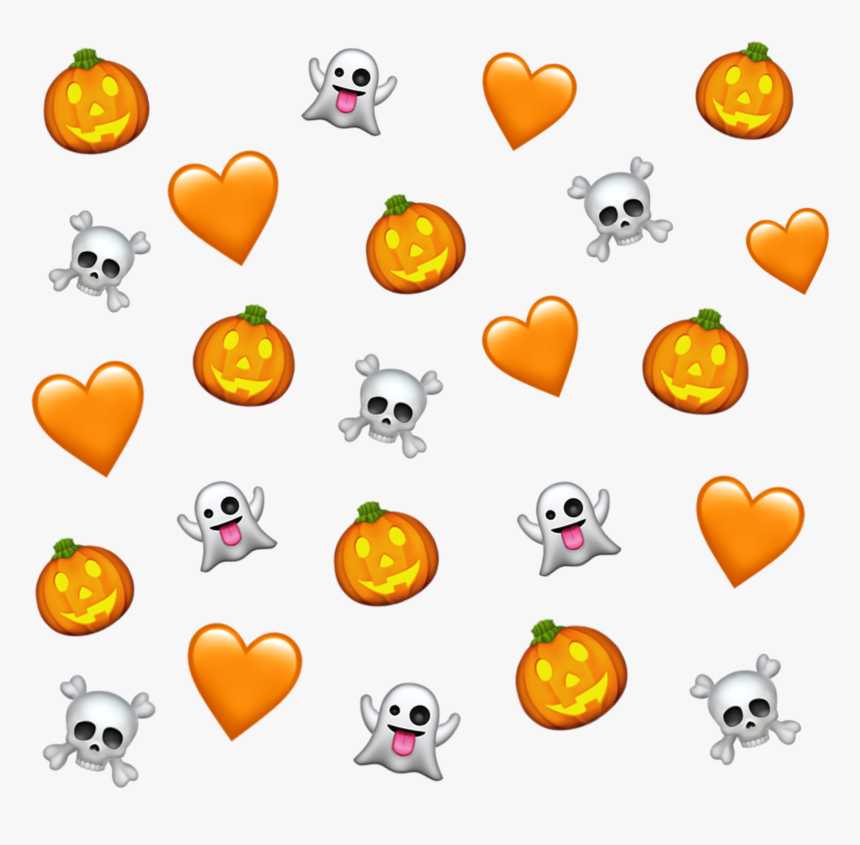 #sticker #background #emojis #usemysticker #halloween - Halloween Emoji Background Transparent, HD Png Download, Free Download