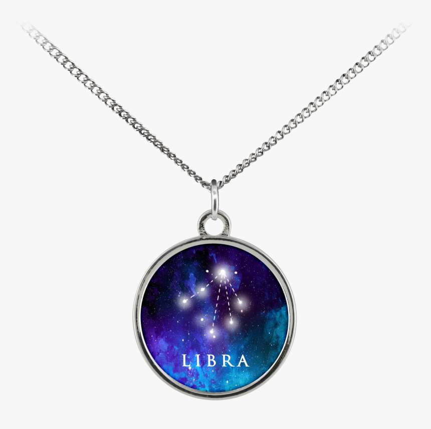 Cancer Zodiac Sign Starry Night Blue Charm Necklace - Necklace, HD Png Download, Free Download