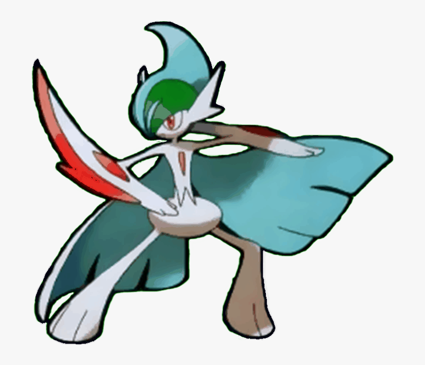 Transparent Gallade Png - Mega Gallade Official Art, Png Download, Free Download