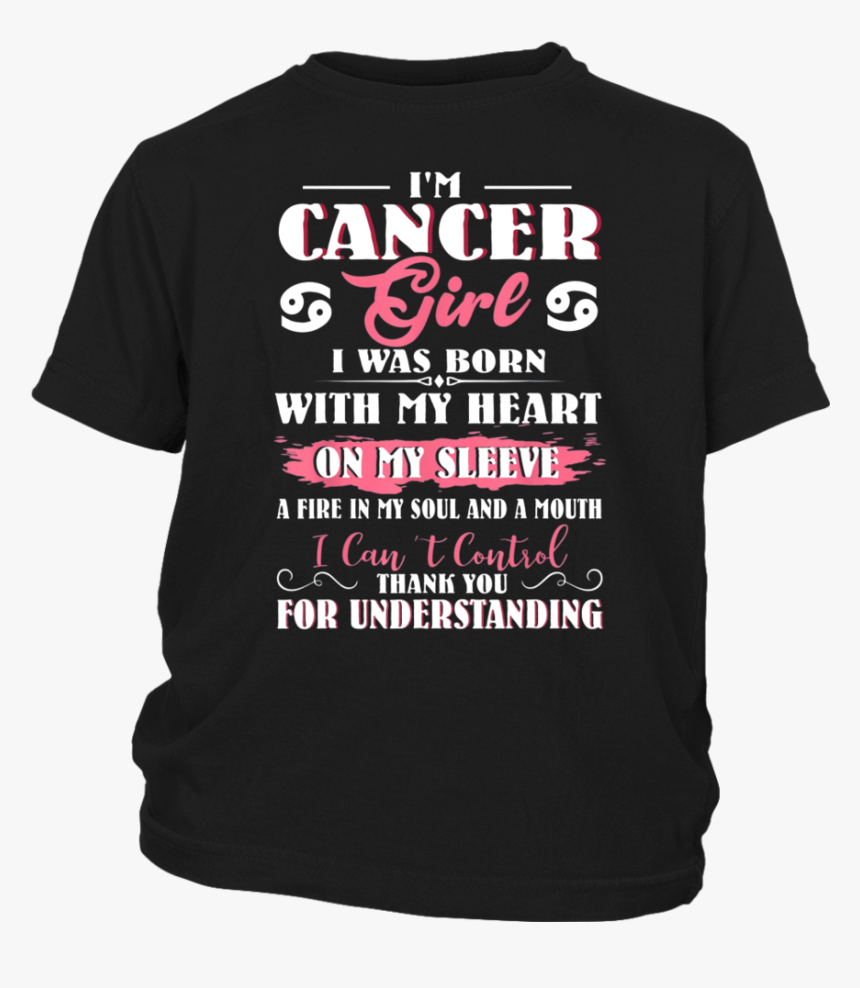 I Am A Cancer Girl Tshirt Women With Cancer Zodiac - Husband And Wife Cruise Shirts, HD Png Download, Free Download