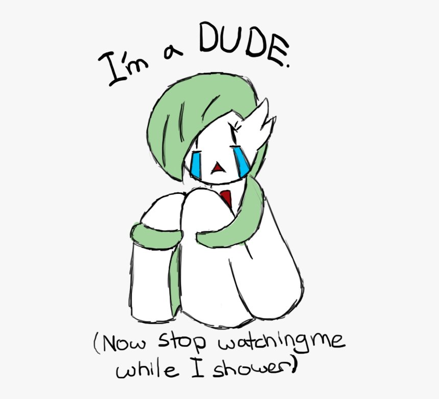 Dude Now Stop Wtngme While I Shower) Pokémon X And - Gardevoir Is A Boy, HD Png Download, Free Download