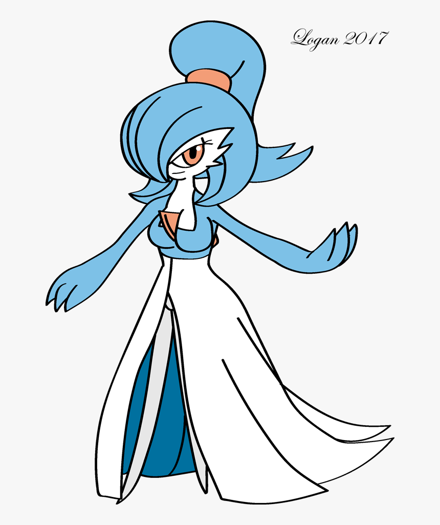 Voiré The Shiny Gardevoir - Gardevoir With Ponytail, HD Png Download, Free Download