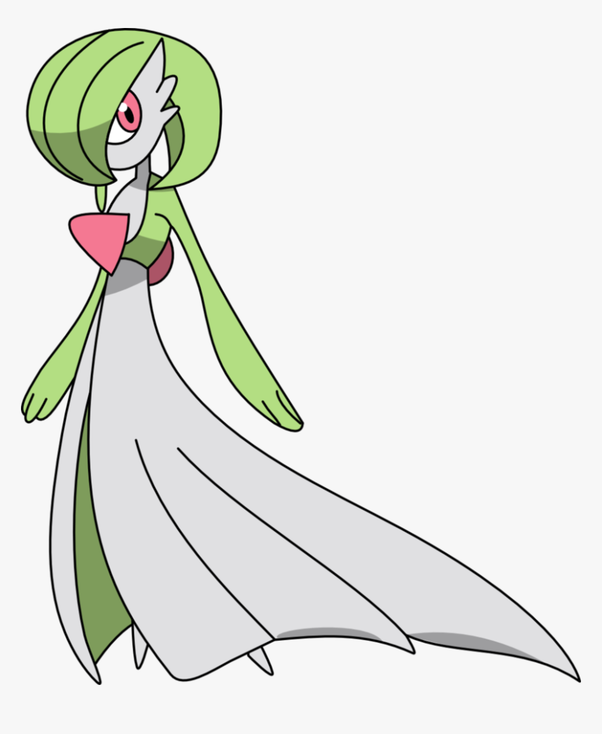 Draw Gardevoir , Png Download - Gardevoir Y Sus Evoluciones, Transparent Png, Free Download