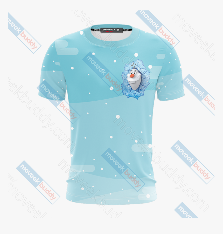 Frozen Olaf Unisex 3d T-shirt - Active Shirt, HD Png Download, Free Download