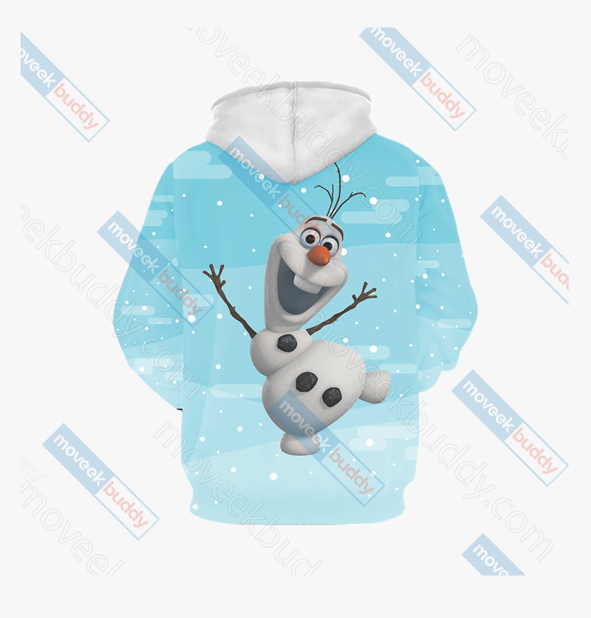 Olaf Unisex 3d Hoodie - Olaf, HD Png Download, Free Download