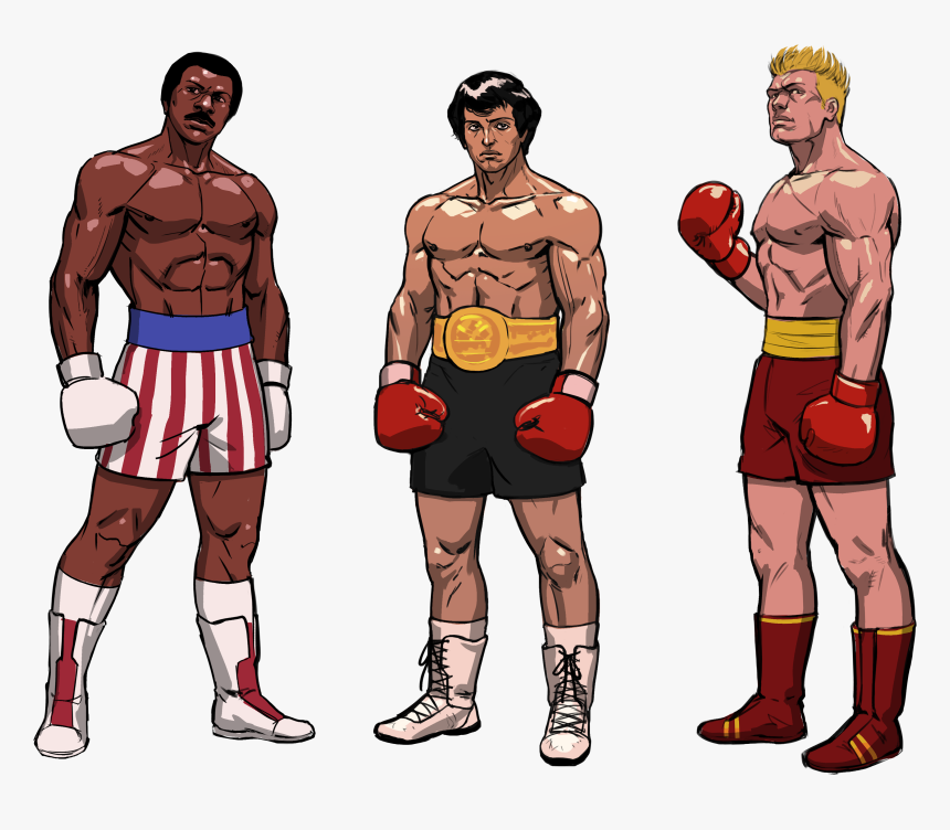 Transparent Rocky Balboa Png - Rocky Balboa X Ivan Drago, Png Download, Free Download