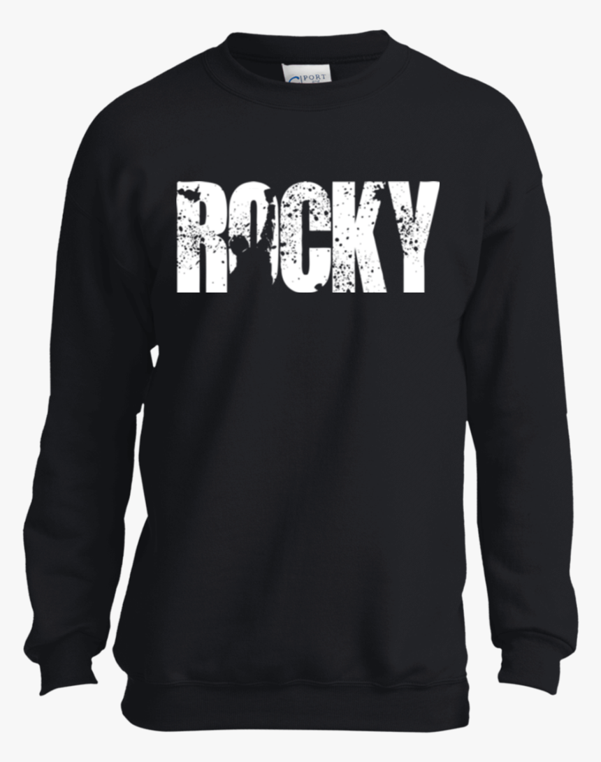 Rocky Balboa Officially Licensed Youth Ls Shirt/sweatshirt/hoodie - Computer Science Tshirt Design, HD Png Download, Free Download