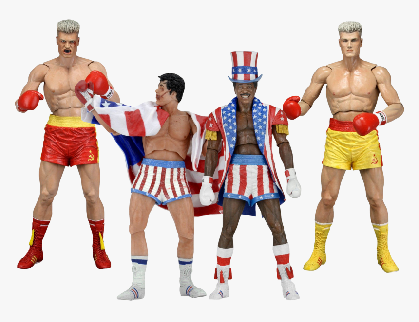Transparent Rocky Balboa Png - Rocky 40th Anniversary Action Figures, Png Download, Free Download