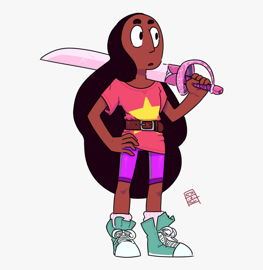 T-shirt Connie Pink Vertebrate Fictional Character - Connie Steven Universe Shirt, HD Png Download, Free Download