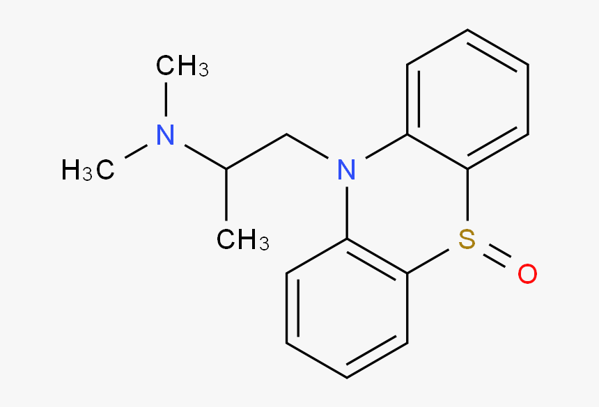 Promethazine Sulfoxide Molecular Structure Cas - 2 2 '- Dimethyl Binaphthyl, HD Png Download, Free Download