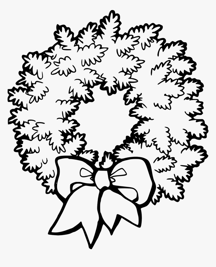 Cemetery Vector Art - Christmas Clipart Black And White, HD Png Download, Free Download