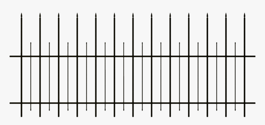 Graveyard Clipart Creepy Graveyard - Fence, HD Png Download, Free Download