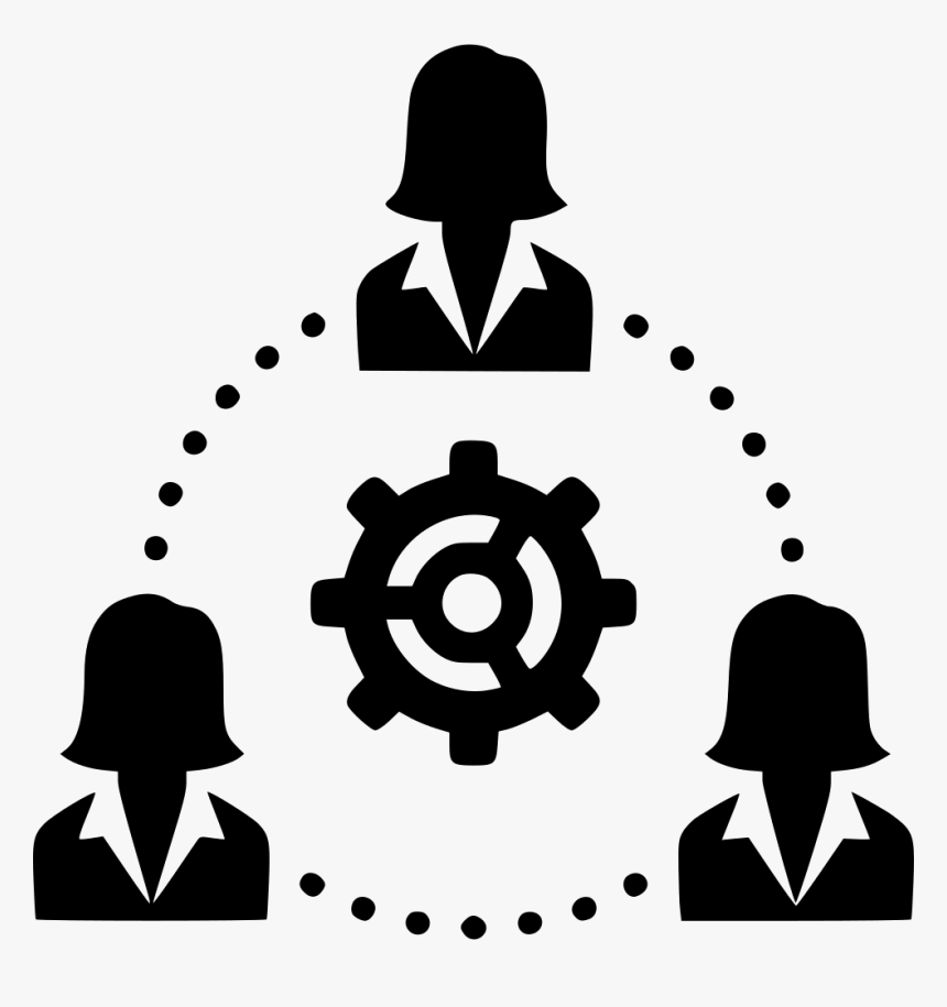 Group People Gear Cog Control Teamwork - Cross Cultural Communication Icon, HD Png Download, Free Download