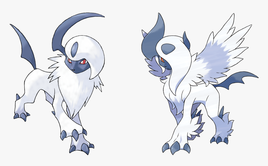 Two Points If You Guess Which One Is Which - Pokemon Absol, HD Png Download, Free Download