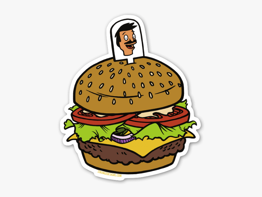 Bob"s Burger Sticker - Bobs Burgers Sticker, HD Png Download is free t...