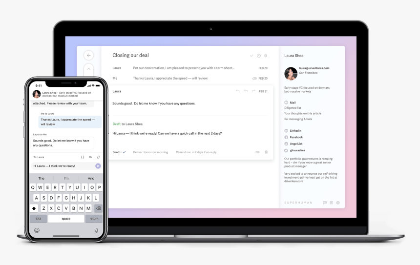 Superhuman Email Client, HD Png Download, Free Download