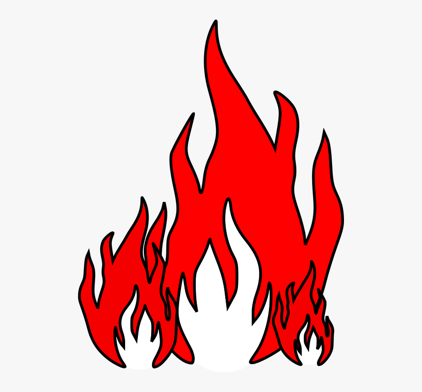 Api, Merah, Menyalakan, Membakar, Api Unggun - Fire Clip Art, HD Png Download, Free Download