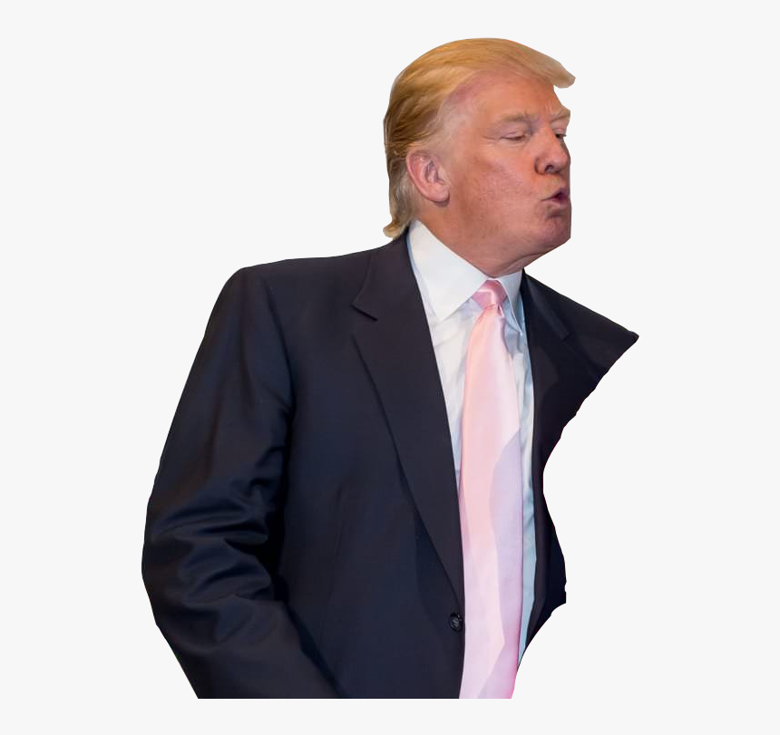 Kissing Cutouts Persontrump - Trump Cutout Transparent, HD Png Download, Free Download