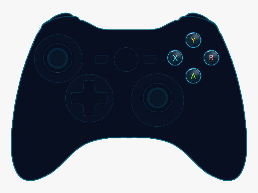 Xbox360 Controller Face - Game Controller, HD Png Download, Free Download