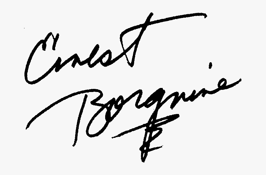 Ernest Borgnine - Ernest Borgnine Signature, HD Png Download, Free Download