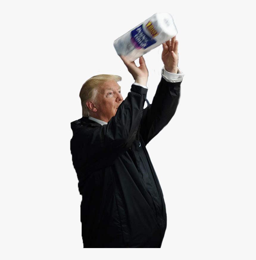 Trump Tossing Paper Towels, HD Png Download, Free Download
