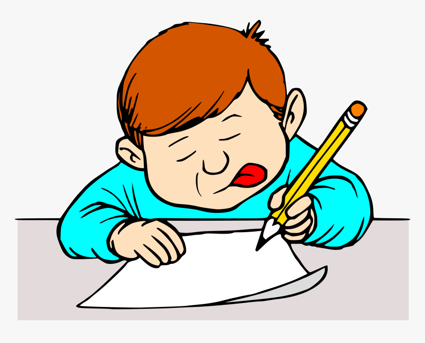 Students Writing Clipart - Write Your Name Clipart, HD Png Download, Free Download