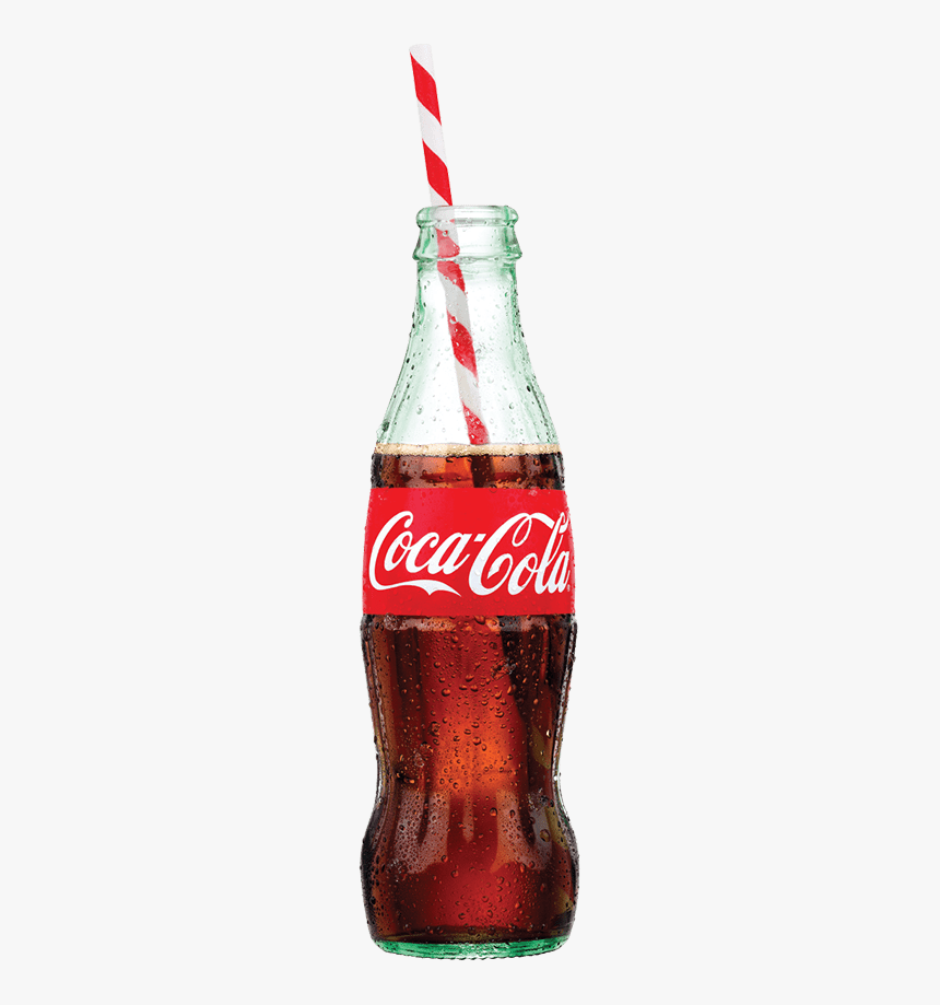 Coca Cola With Straw, HD Png Download, Free Download