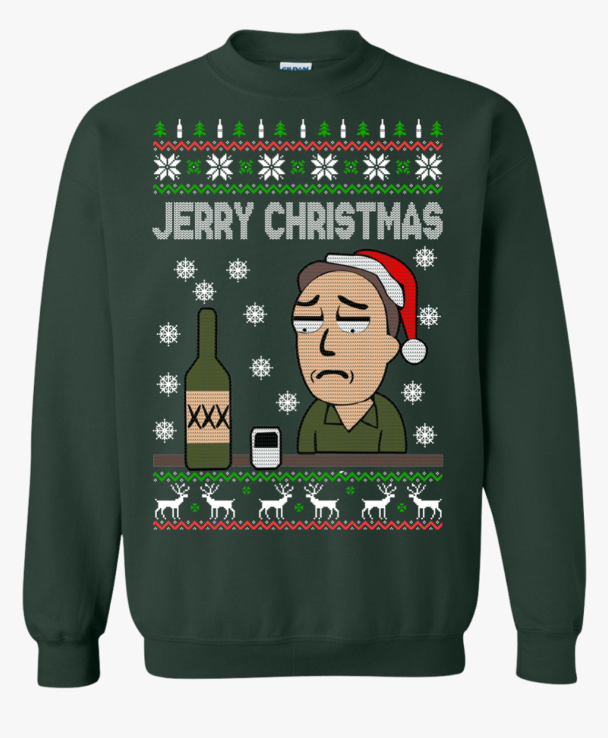 Rick And Morty Jerry Christmas Sweater - Tis The Season To Get Riggity Riggity Wrecked Son, HD Png Download, Free Download