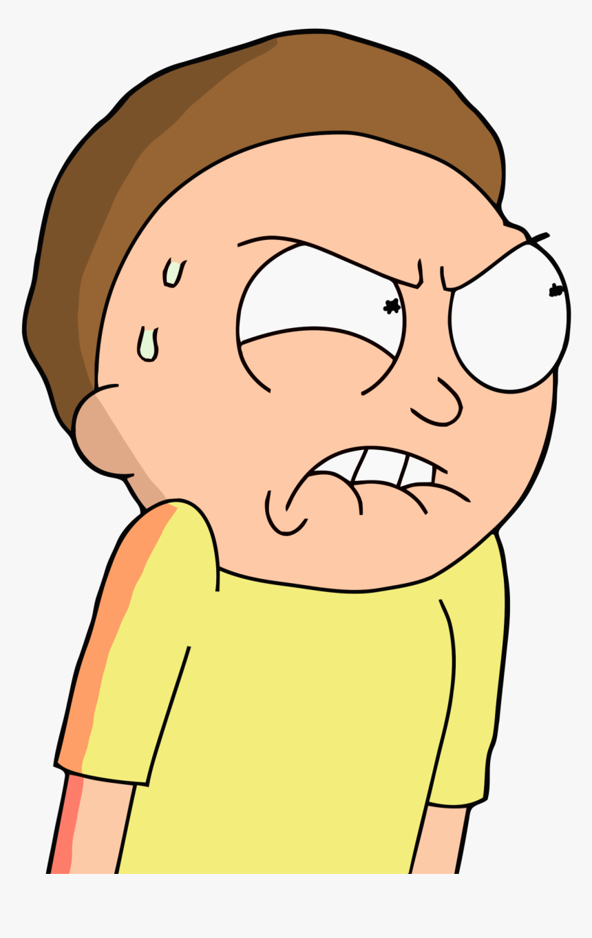 Jpg Free Rick And Morty Angry - Rick And Morty Morty Png, Transparent Png, Free Download