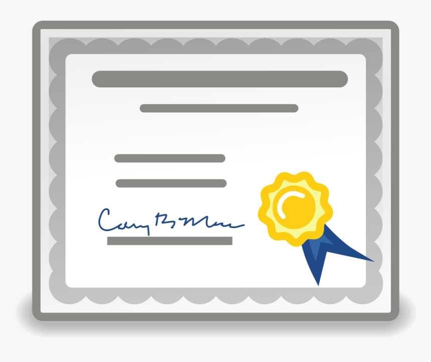 Certificate Authority Icon, HD Png Download, Free Download