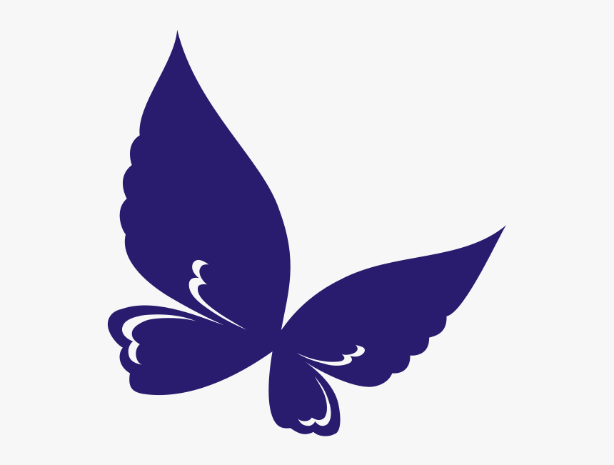 Transparent Flying Butterfly Png - Dark Purple Purple Butterfly, Png Download, Free Download