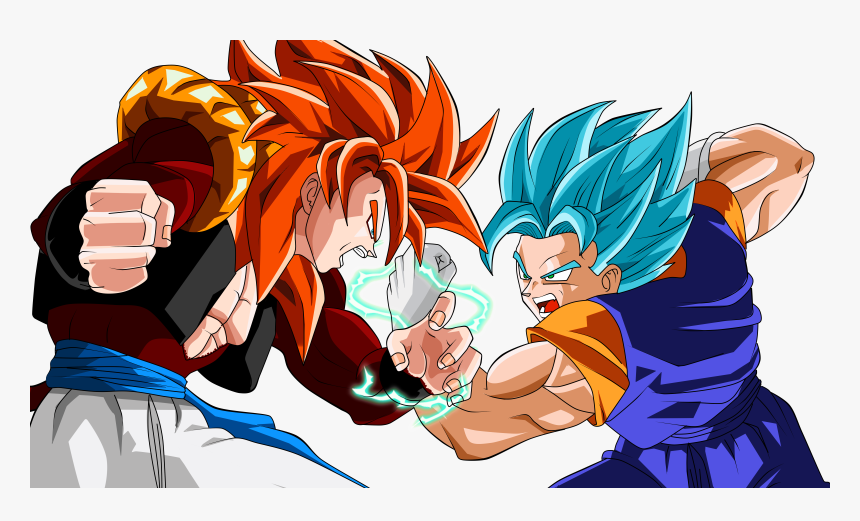 Dragon Ball Z Vegito Vs Gogeta, HD Png Download, Free Download