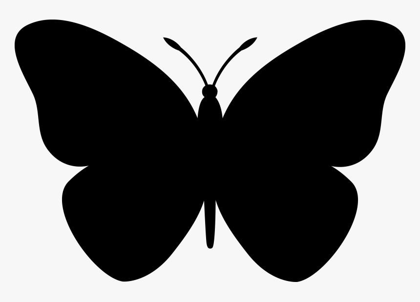Butterfly Vector Art - Butterfly Silhouette Clip Art, HD Png Download ...