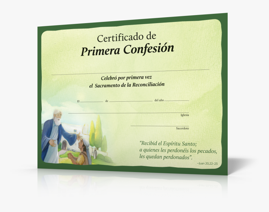 Transparent Signo De Pregunta Png - Certificados De Primera Reconciliacion, Png Download, Free Download