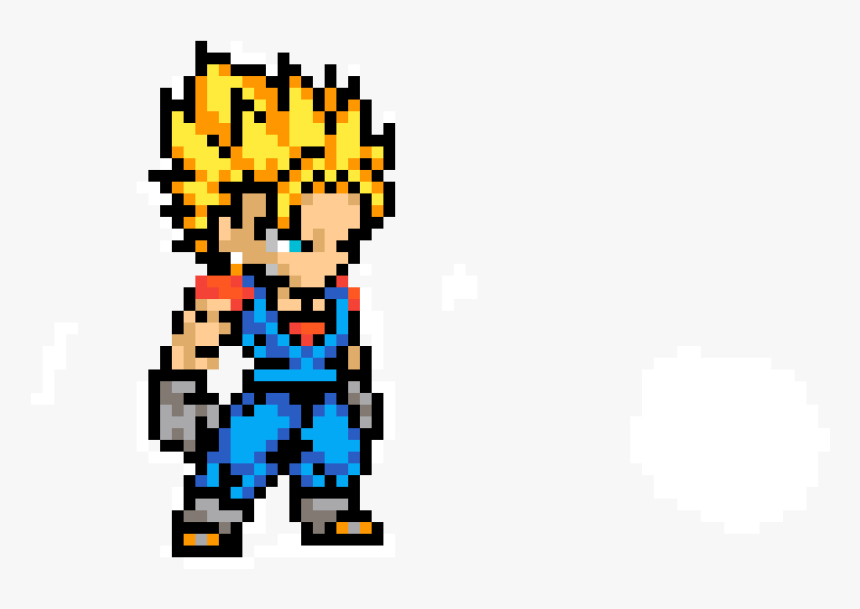 Vegito Blue Pixel Art, HD Png Download, Free Download