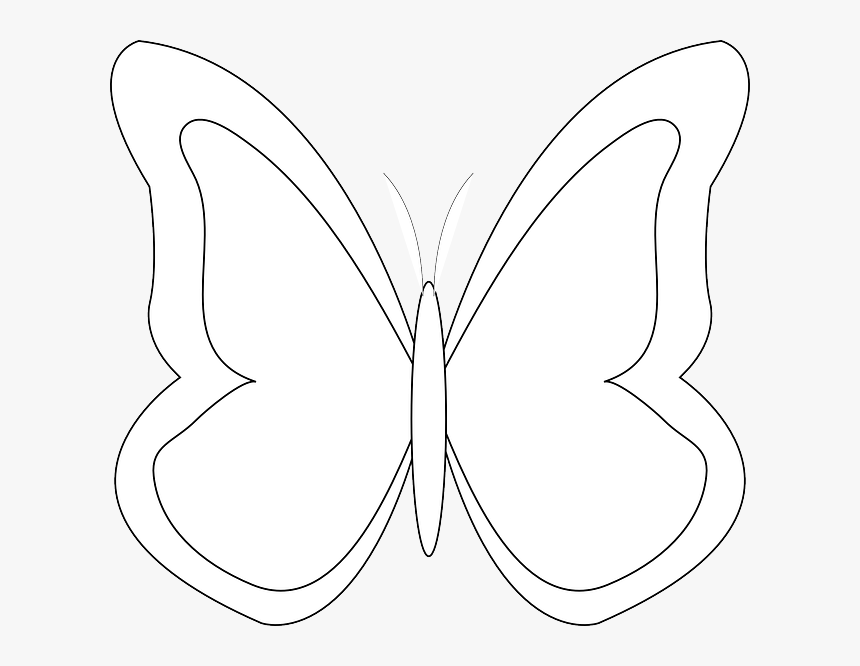 Simple Butterfly Outline Tattoo Designs - wide 2