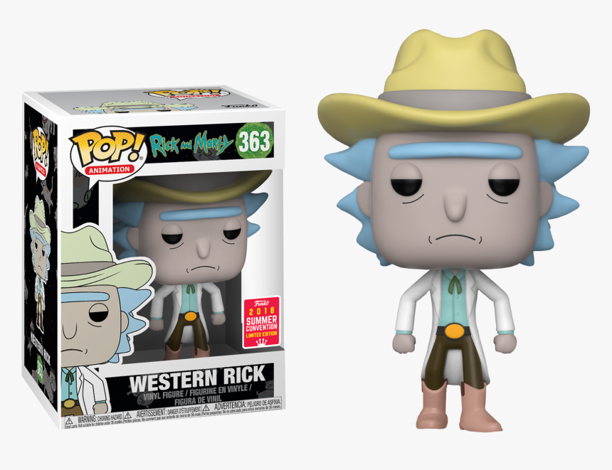 Transparent Rick And Morty Png - Western Rick And Morty Funko Pop, Png Download, Free Download