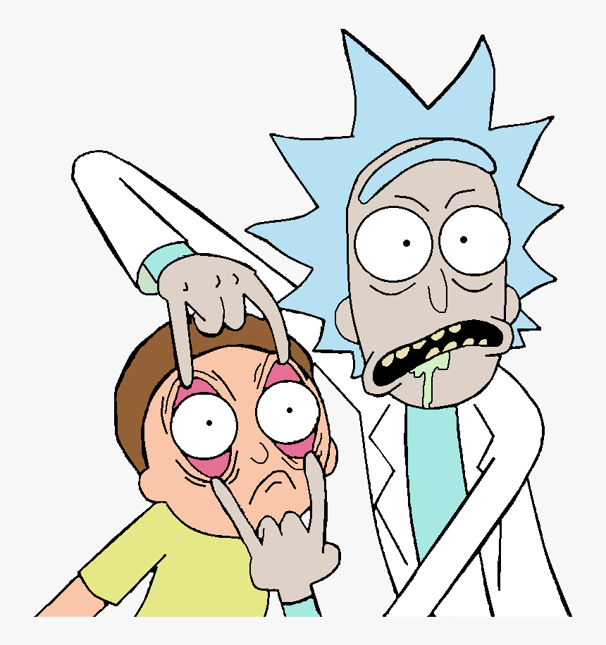 Rick And Morty Look, HD Png Download, Free Download