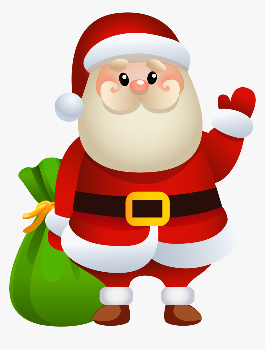 Transparent Clipart Of Santa Claus - Santa Png Cartoon, Png Download, Free Download