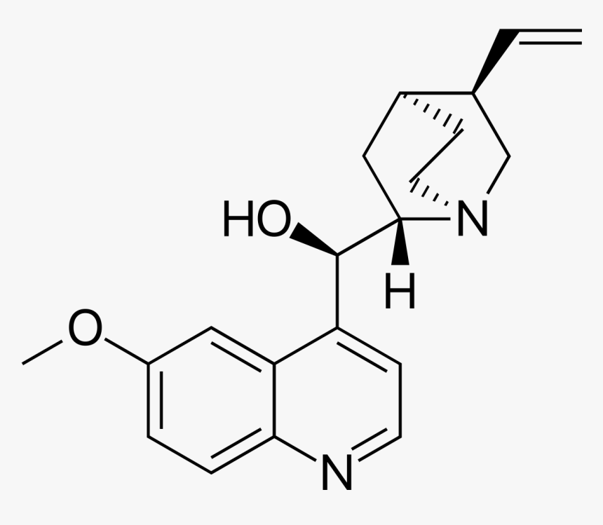 Structure Of Quinine, HD Png Download, Free Download