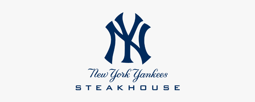 Private Lounge And Open Bar At Nyy Steak Manhattan - New York Yankees Black And White Logo, HD Png Download, Free Download