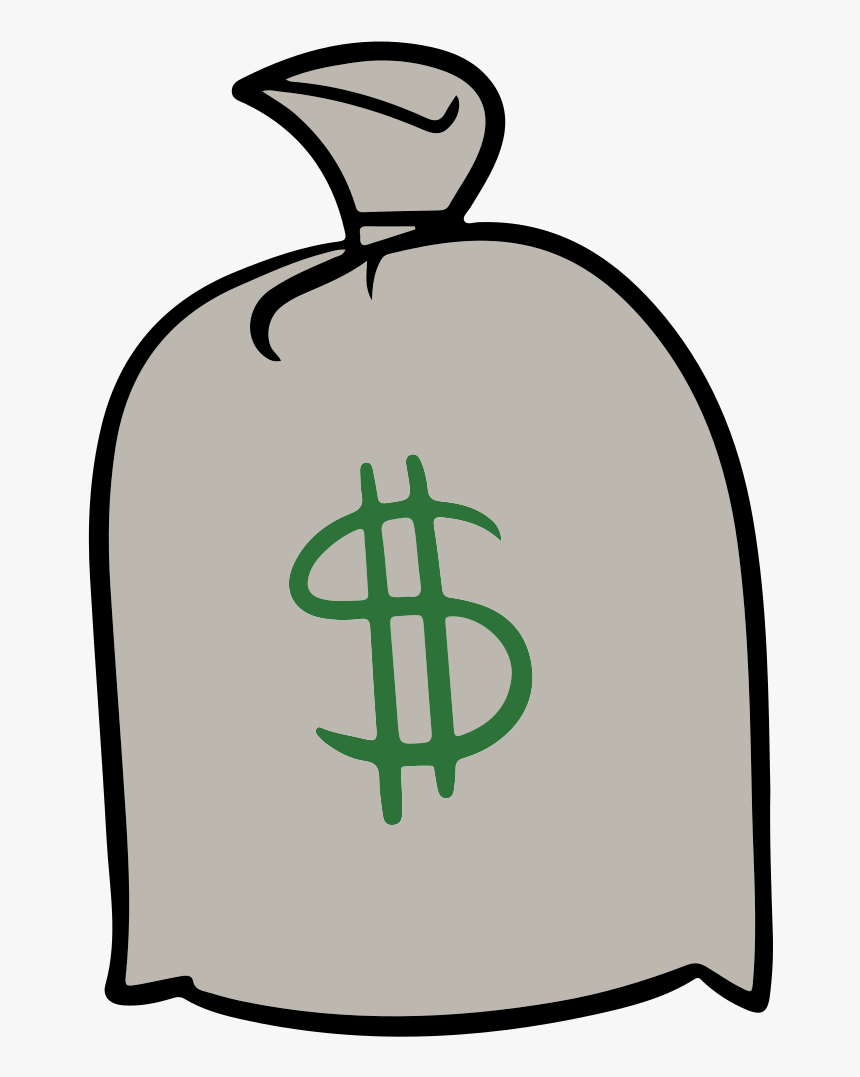 Money Bag Png Drawing, Transparent Png, Free Download