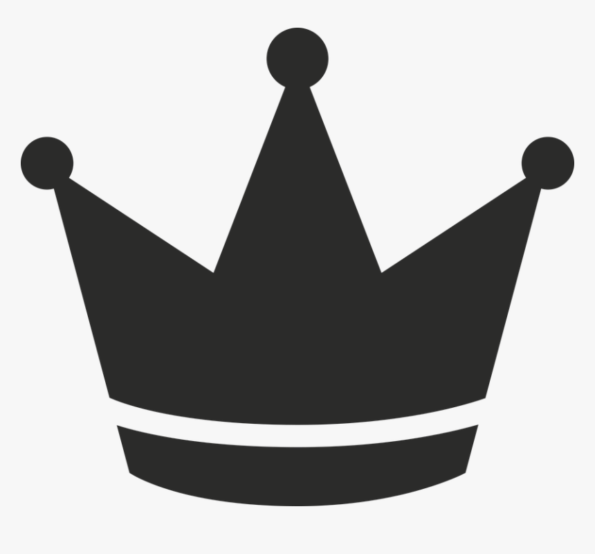 Coroa, Princesa, Rainha - Black Transparent Background Crown Png, Png Download, Free Download