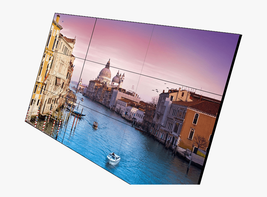 Seamless Video Wall Ultra Narrow Bezel - Grand Canal, HD Png Download, Free Download