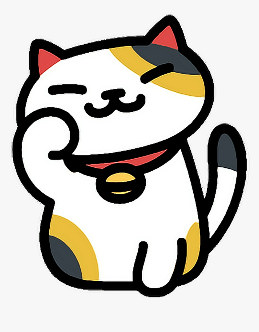 Neko Cat Nekoatsume Cute Simple Kitty Game Japanese - Cute Neko Atsume Cat, HD Png Download, Free Download